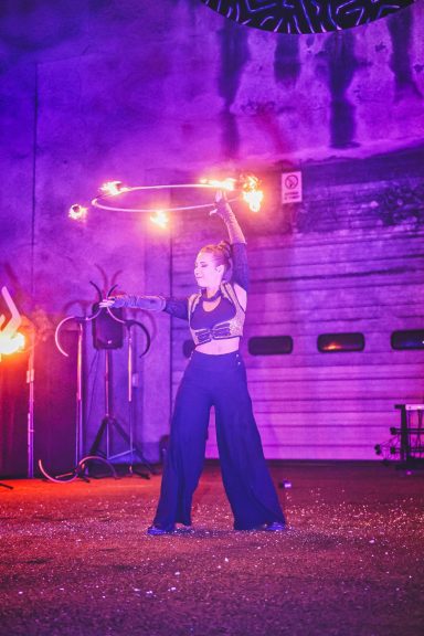 Spectacle de feu Metz, Hula-Hoop feu