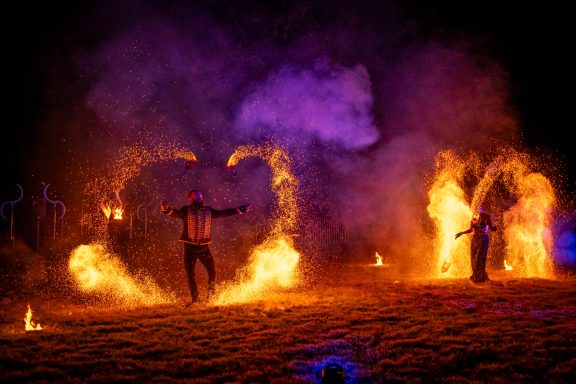 Spectacle de feu Grand Est, cracheur de feu