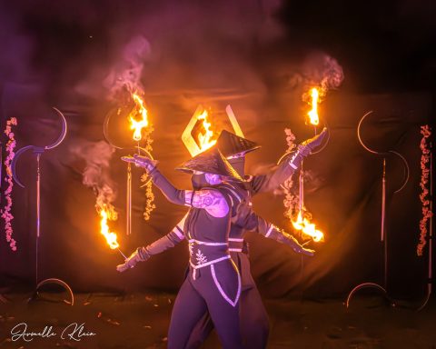 Spectacle de feu Grand Est, spectacle LED Moselle